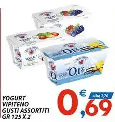 Vivo Supermercati Yogurt vipiteno gusti assortiti offerta