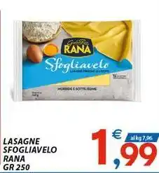 Vivo Supermercati Lasagne sfogliavelo RANA offerta