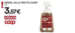 Ipercoop Müesli alla frutta COOP offerta