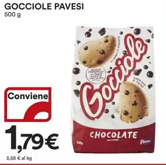 Ipercoop Gocciole PAVESI offerta