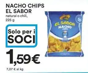 Ipercoop Nacho chips EL SABOR offerta