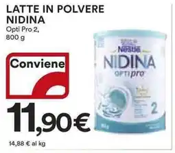 Ipercoop Latte in polvere NIDINA offerta