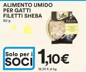 Ipercoop Alimento umido per gatti filetti SHEBA offerta