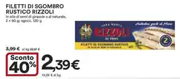 Ipercoop Filetti di sgombro rustico RIZZOLI offerta