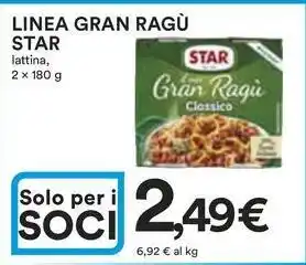 Ipercoop Linea gran ragù STAR offerta