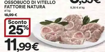 Ipercoop Ossobuco di vitello fattorie natura offerta