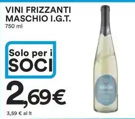 Ipercoop Vini frizzanti maschio i.g.t. offerta