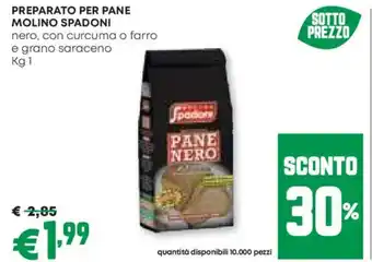 Pam Preparato per pane molino spadoni offerta