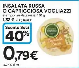 Ipercoop Insalata russa o capricciosa vogliazzi offerta