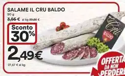 Ipercoop Salame il cru baldo offerta