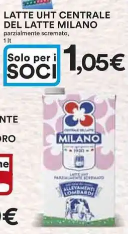 Ipercoop Latte uht centrale del latte MILANO offerta