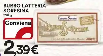 Ipercoop Burro latteria SORESINA offerta