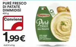 Ipercoop Pure fresco di patate DIMMIDISÌ offerta