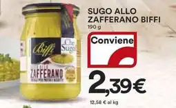 Ipercoop Sugo allo zafferano BIFFI offerta