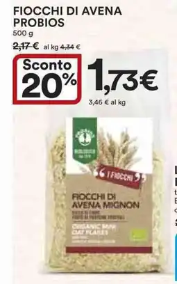 Ipercoop Fiocchi di avena PROBIOS offerta