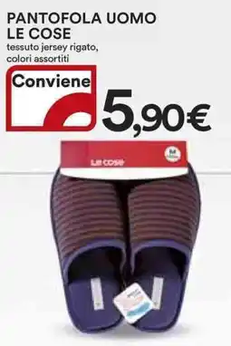 Ipercoop Pantofola uomo LE COSE offerta