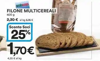 Ipercoop Filone multicereali offerta