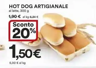 Ipercoop Hot dog artigianale offerta