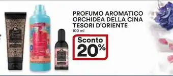 Ipercoop Profumo aromatico orchidea della cina TESORI D'ORIENTE offerta