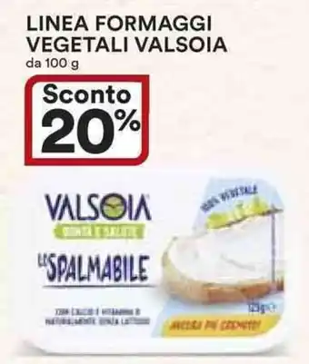 Ipercoop Linea formaggi vegetali VALSOIA offerta