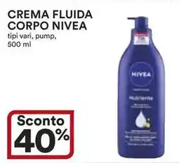 Ipercoop Crema fluida corpo NIVEA offerta