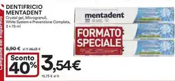 Ipercoop Dentifricio MENTADENT offerta