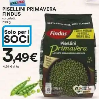 Ipercoop Pisellini primavera FINDUS surgelati offerta