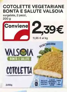 Ipercoop Cotolette vegetariane bontà e salute VALSOIA offerta