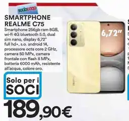 Ipercoop Smartphone REALME C75 offerta