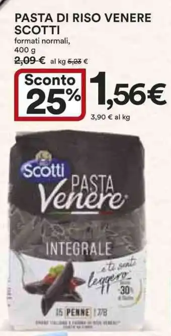 Ipercoop Pasta di riso venere SCOTTI offerta