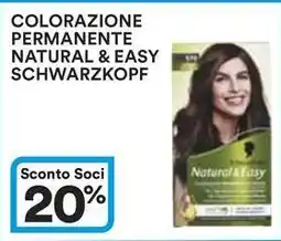 Ipercoop Colorazione permanente NATURAL & EASY SCHWARZKOPF offerta