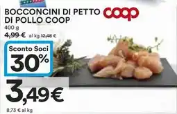 Ipercoop Bocconcini di petto di pollo COOP offerta