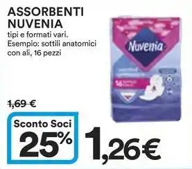 Ipercoop Assorbenti NUVENIA offerta