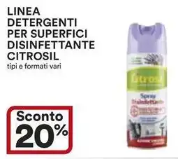 Ipercoop Linea detergenti per superfici disinfettante CITROSIL offerta