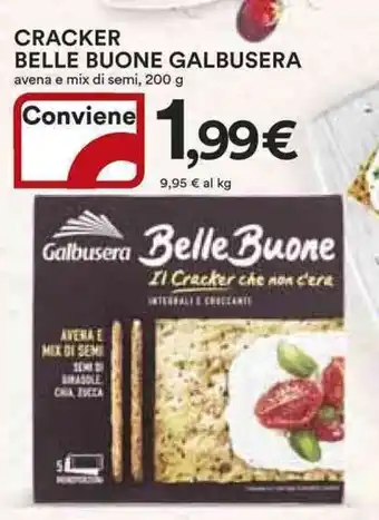 Ipercoop Cracker belle buone GALBUSERA offerta