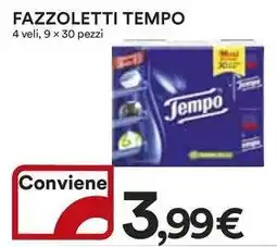 Ipercoop Fazzoletti TEMPO offerta