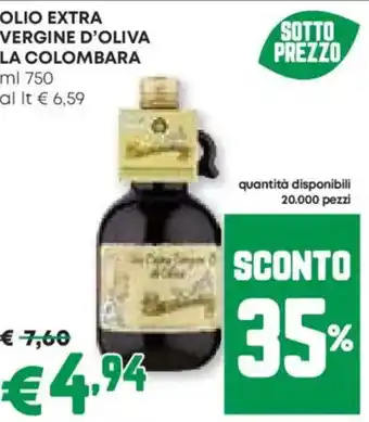 Pam Olio extra vergine d'oliva la colombara offerta