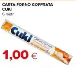 Tigre Carta forno goffrata CUKI offerta