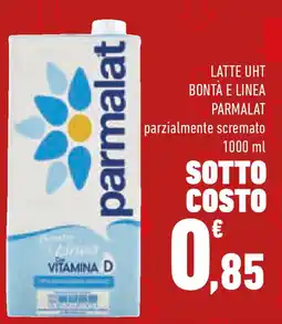 Conad Latte uht bontà e linea PARMALAT offerta