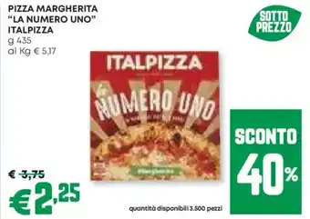 Pam Pizza margherita "la numero uno" italpizza offerta