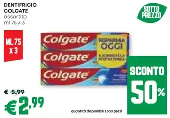 Pam Dentifricio colgate assortito offerta