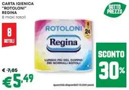 Pam Carta igienica "rotoloni" regina offerta