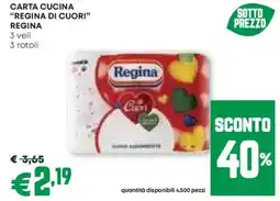 Pam Carta cucina "regina di cuori❞ regina offerta