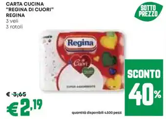 Pam Carta cucina "regina di cuori❞ regina offerta