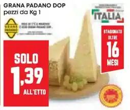 Pam Grana padano dop pezzi da offerta