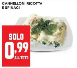 Pam Cannelloni ricotta e spinaci offerta