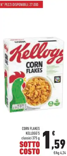 Conad Corn flakes KELLOGG'S classici offerta