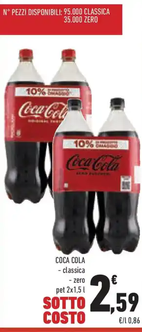 Conad COCA COLA - classica-zero offerta