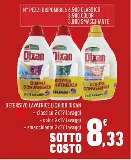 Conad Detersivo lavatrice liquido DIXAN offerta