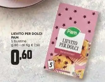 Pam Lievito per dolci pam offerta